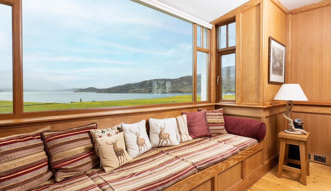 One of two window seats with fantastic views.