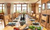 Imagine enjoying a lovely meal at this sumptuous dining-table. - Thumbnail Image