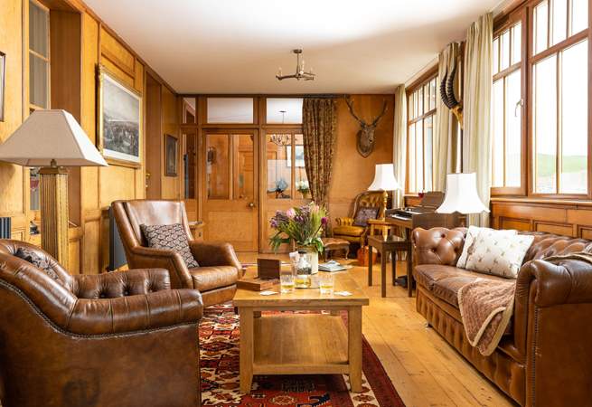 Retreat to the sitting-room to unwind and take a moment to enjoy the ambience of your home for the next few days.