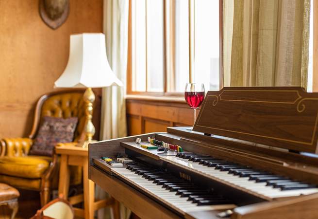 Why not try your hand at playing the organ.