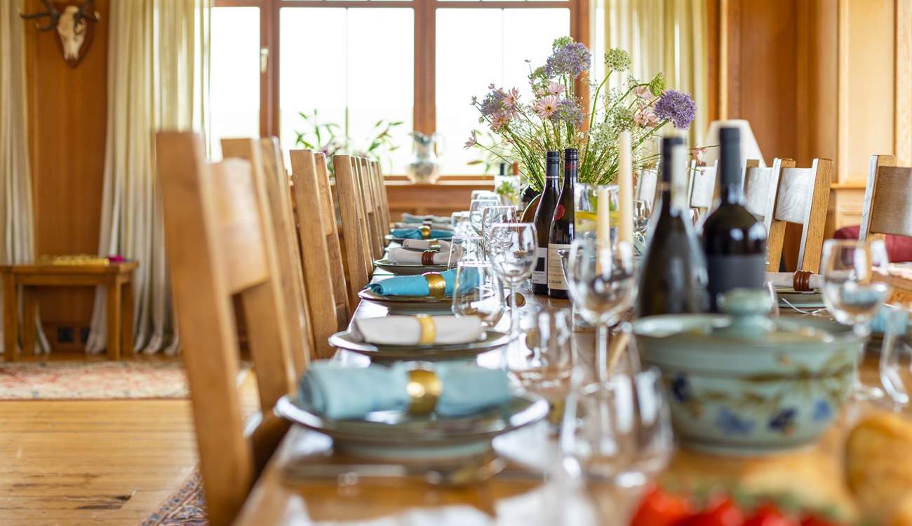 Indulge in a fantastic feast with family and friends.