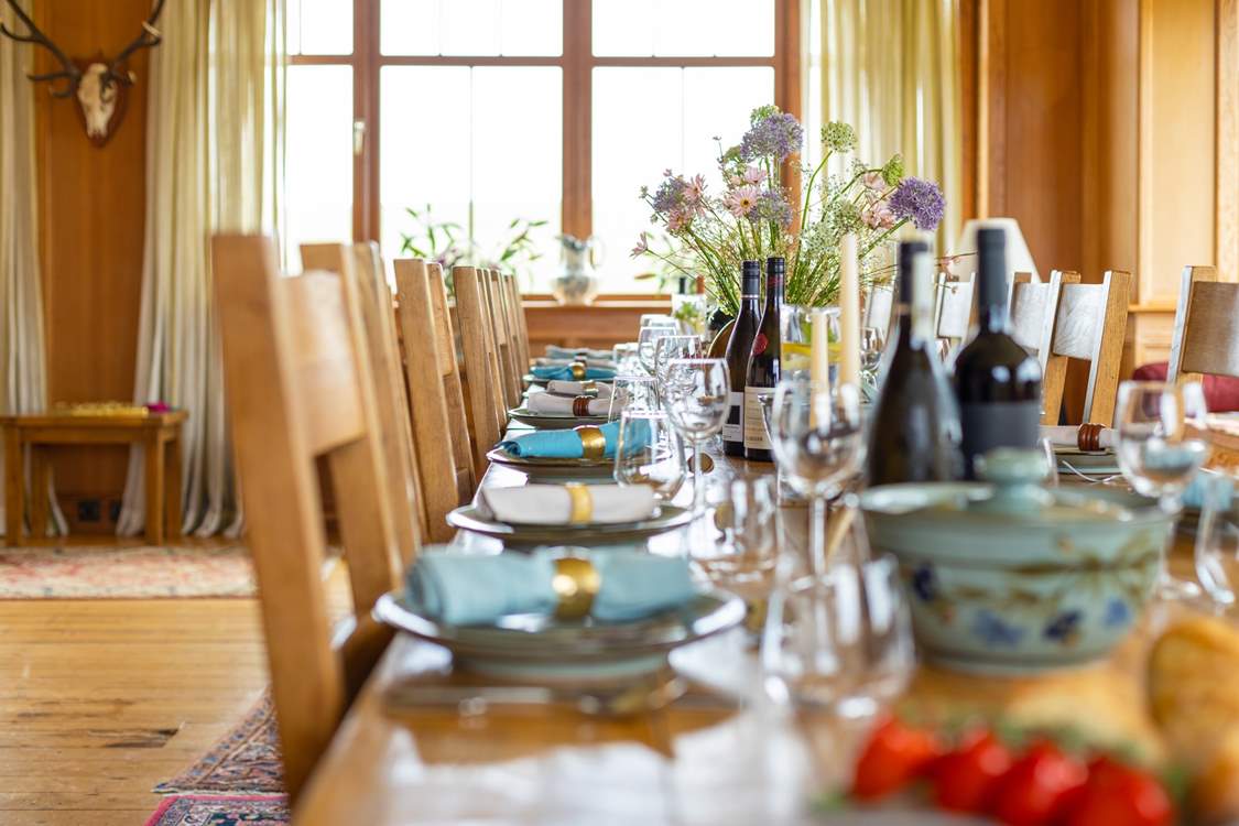 Indulge in a fantastic feast with family and friends.