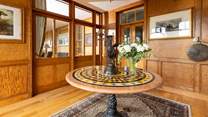 The grand entrance hall is the start of your holiday experience.
