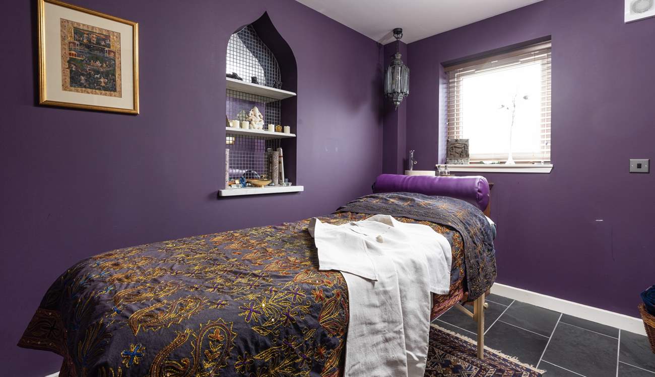 Or retire to the massage room.