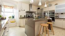 The semi-professional kitchen with all the equipment you need to cook up a storm.