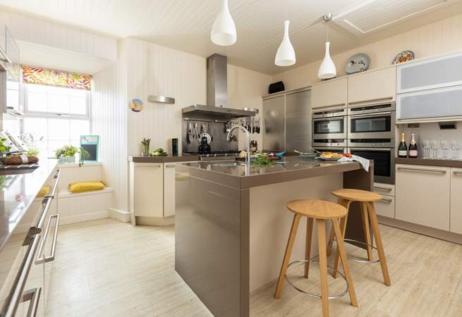 The semi-professional kitchen with all the equipment you need to cook up a storm.