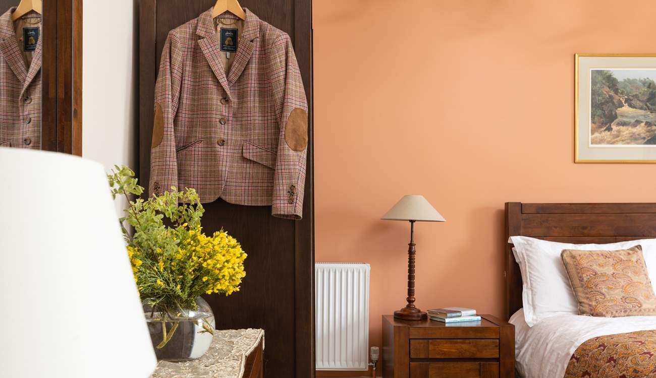 Enjoy a little light reading before sleeping.