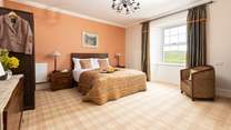 Spacious bedroom 1 is on the ground floor.
