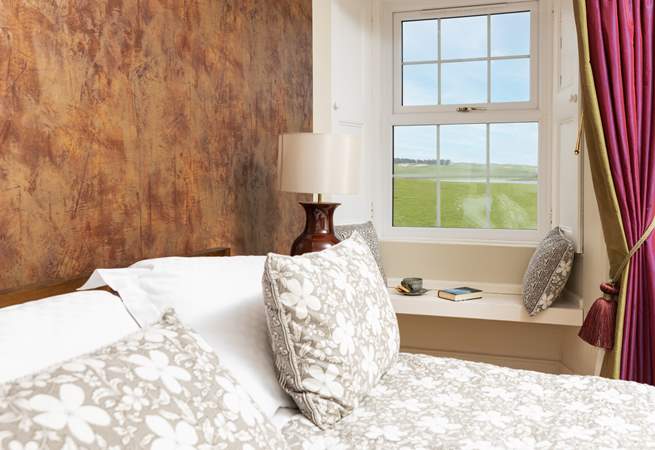 Lie in bed and watch the wildlife while the sun slowly sets