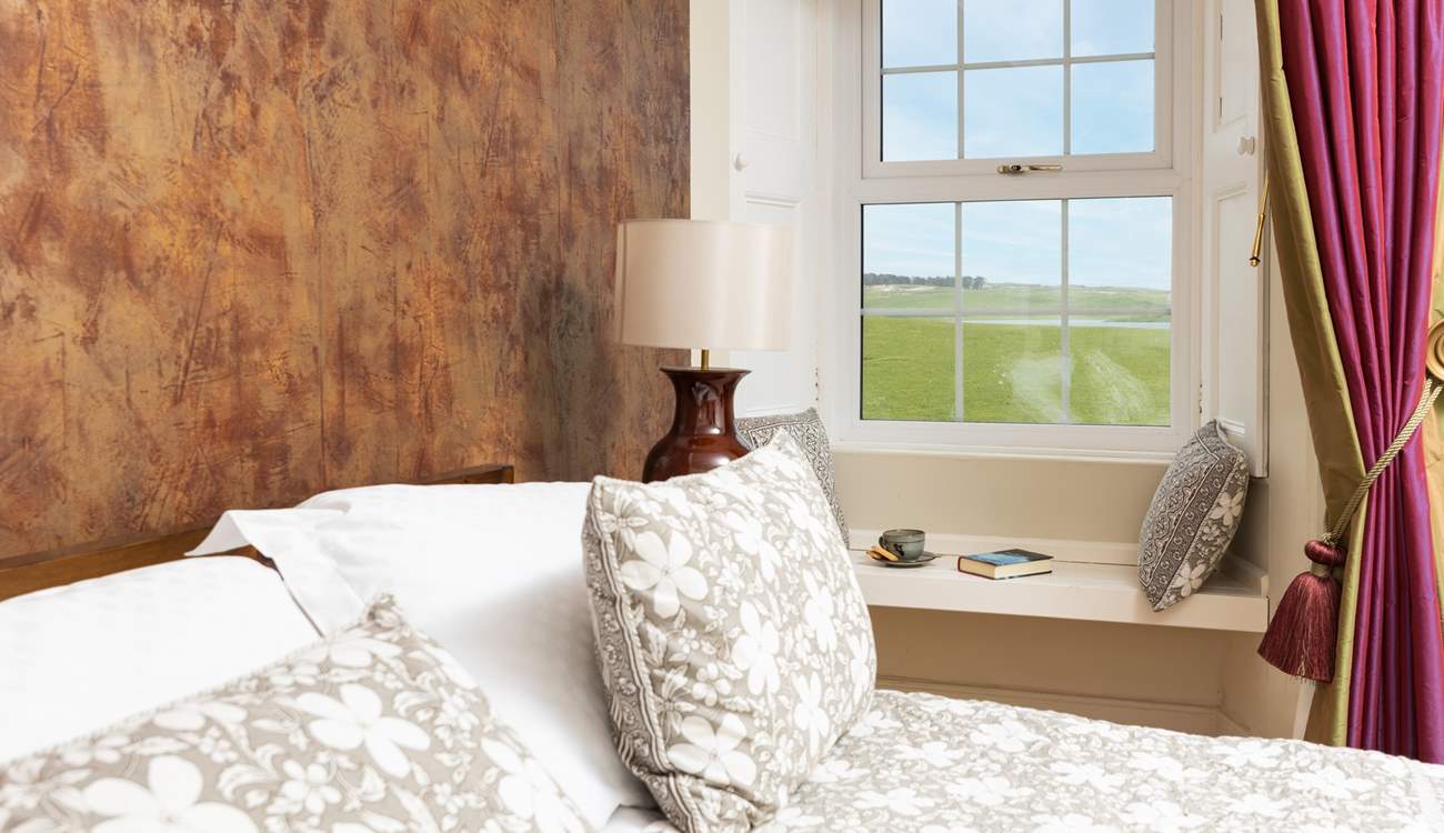 Lie in bed and watch the wildlife while the sun slowly sets