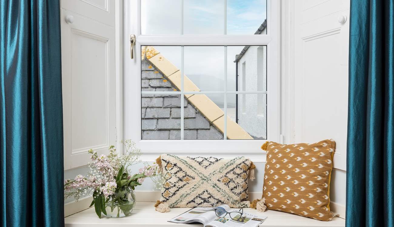 And a perfect window seat to enjoy a quiet read.