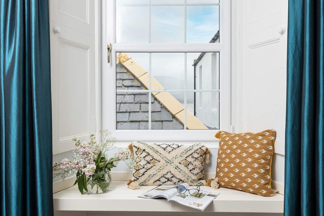 And a perfect window seat to enjoy a quiet read.