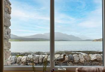 Watch the weather change the colour of the mountains from the comfort of the cottage.