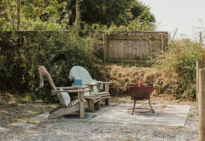 Gather around the fire pit, and take in the beauty surrounding you.