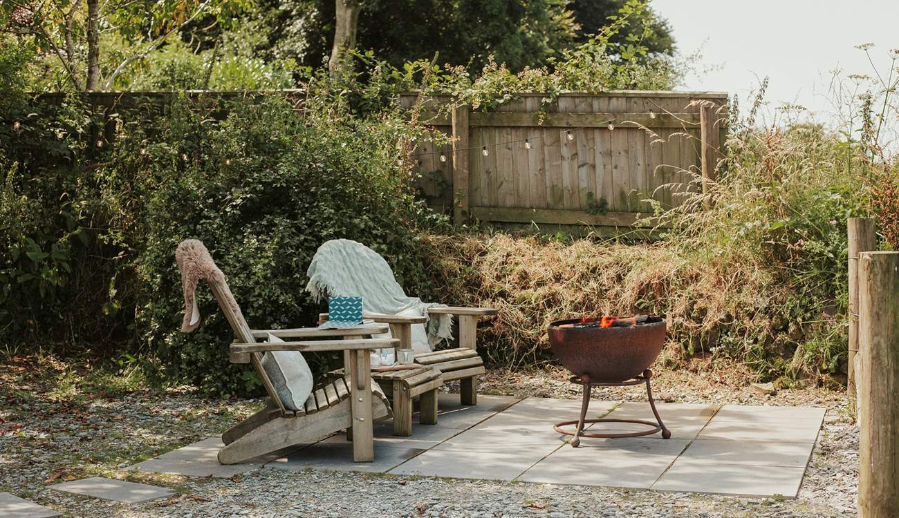 Gather around the fire pit, and take in the beauty surrounding you.