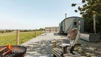 Retreat outside and enjoy the calm and peace around you. 