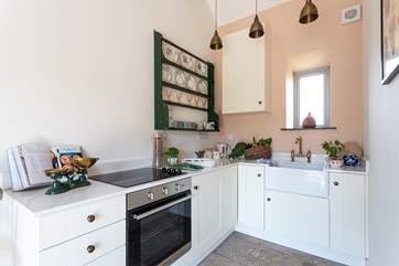 It's a pleasure to cook in this delightful kitchen.