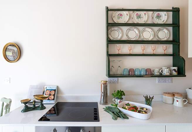 The kitchen has all you need to prepare lovely fresh meals or a healthy picnic before setting out into the countryside.