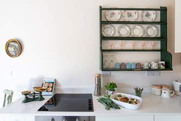 The kitchen has all you need to prepare lovely fresh meals or a healthy picnic before setting out into the countryside.