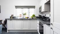 With a fully equipped kitchen perfect for cooking up a storm.