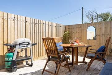 That all important gas barbecue awaits for the first holiday barbecue.
