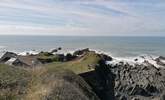 Take in the views from Hartland Quay and enjoy a drink from the pub. - Thumbnail Image