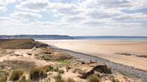 Westward Ho! has a fabulous sandy beach at low tide, ideal for families and surfers.