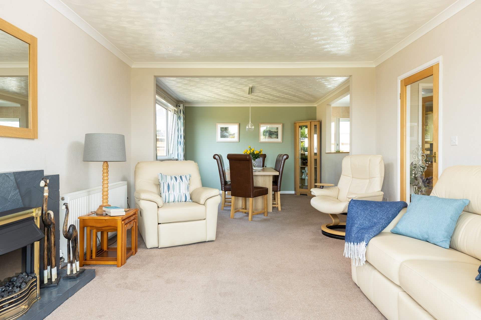 Open and airy, the perfect space for family time.