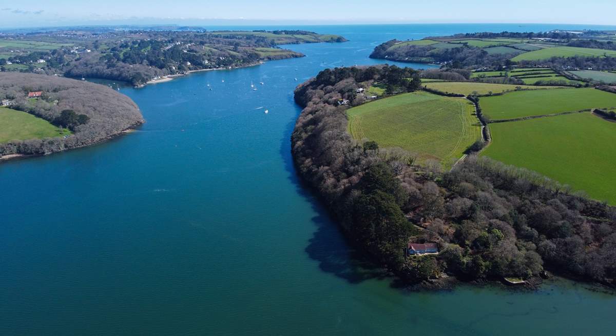 The stunning Helford is packed with creeks and villages, there are some lovely walks in the area.