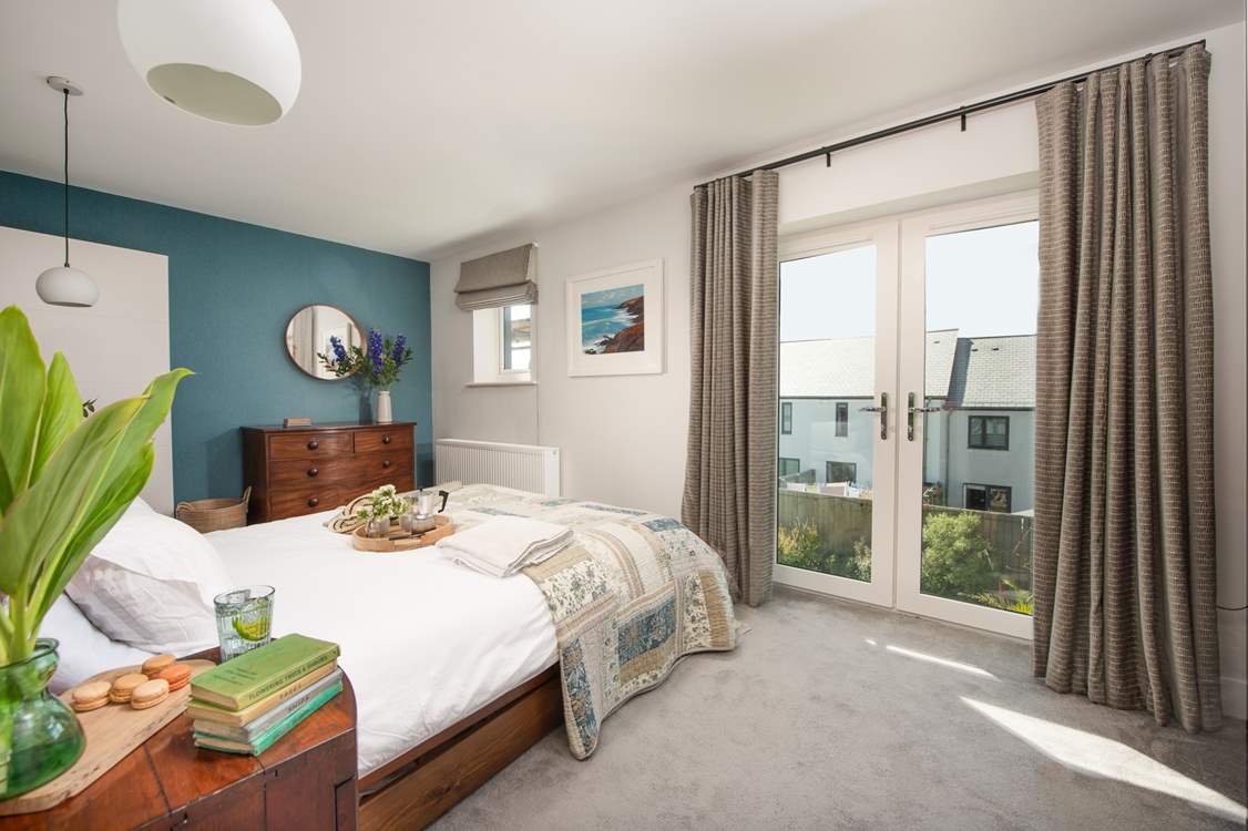 Bedroom 1 is a gorgeous king room.