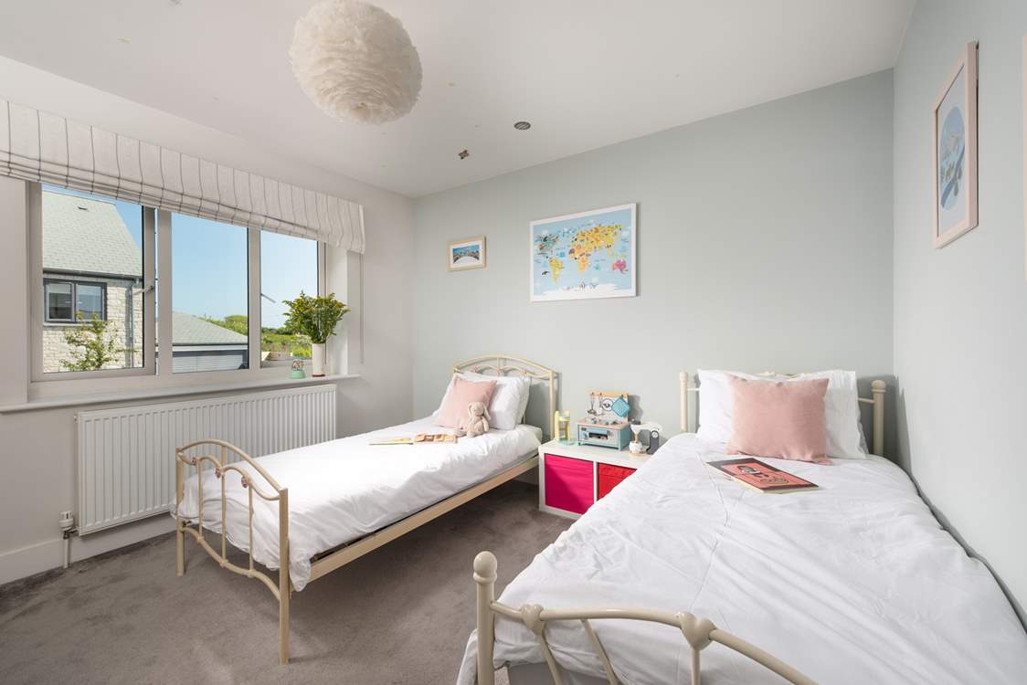 Bedroom 4 is a sweet twin room.