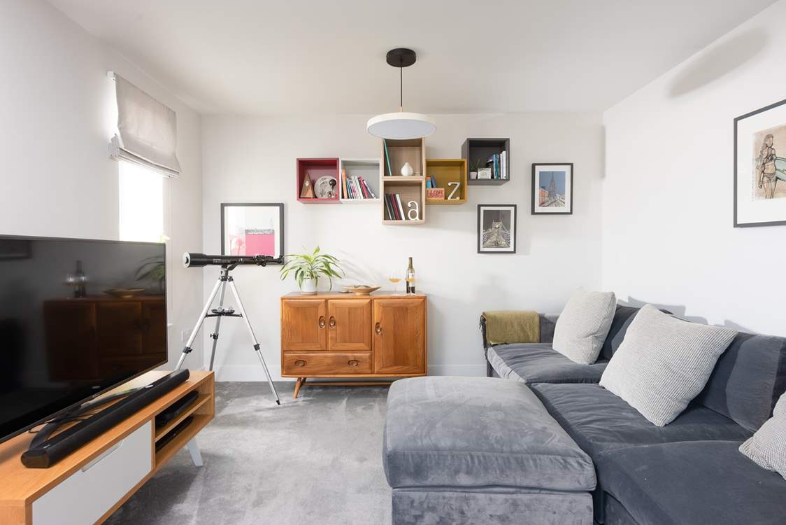 The cosy sitting-room.