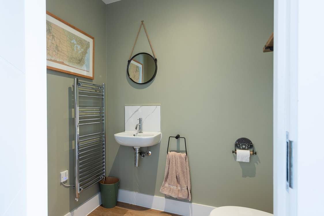 The downstairs cloakroom.