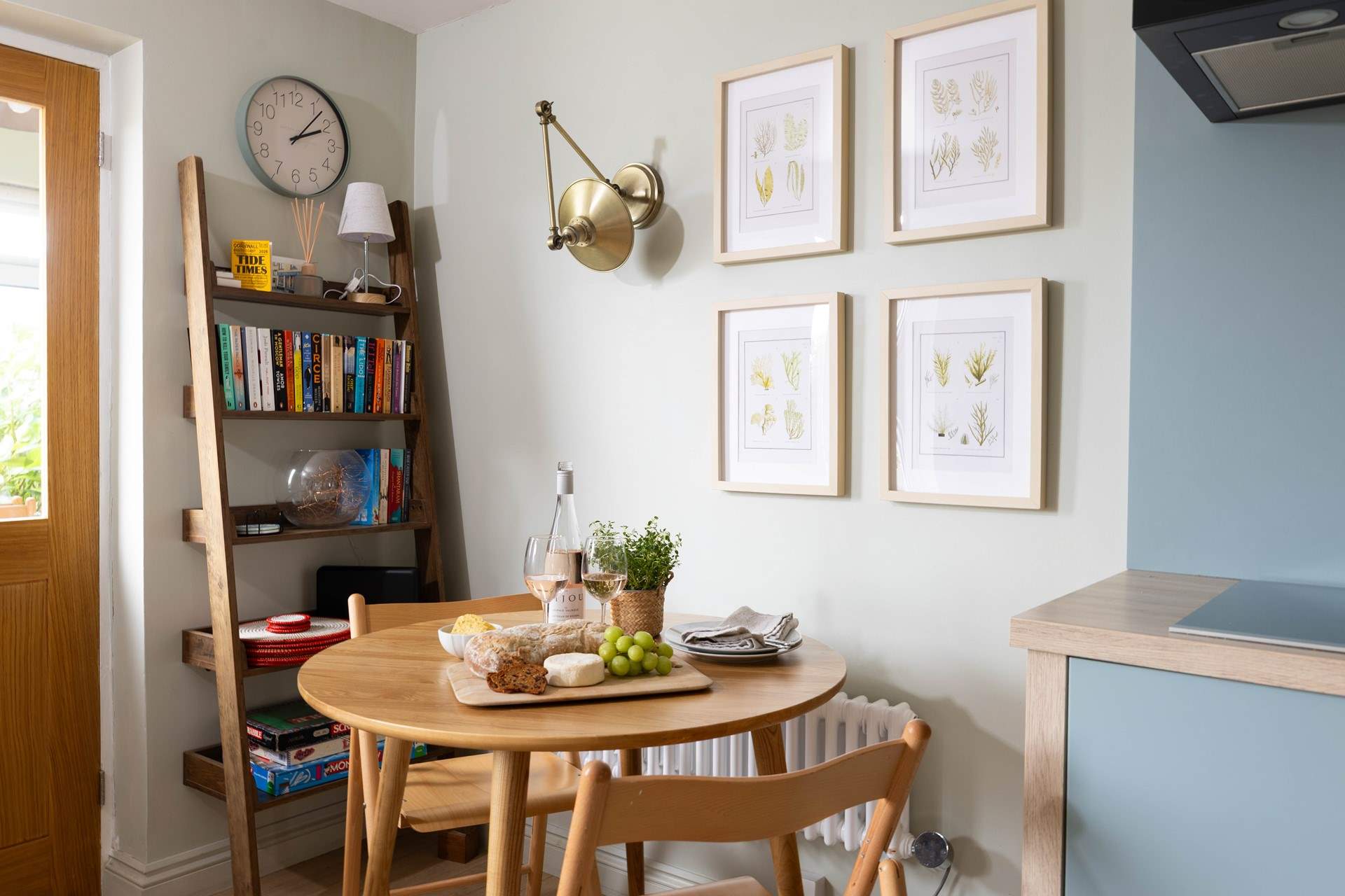 The dining-table is perfect for sociable meals.