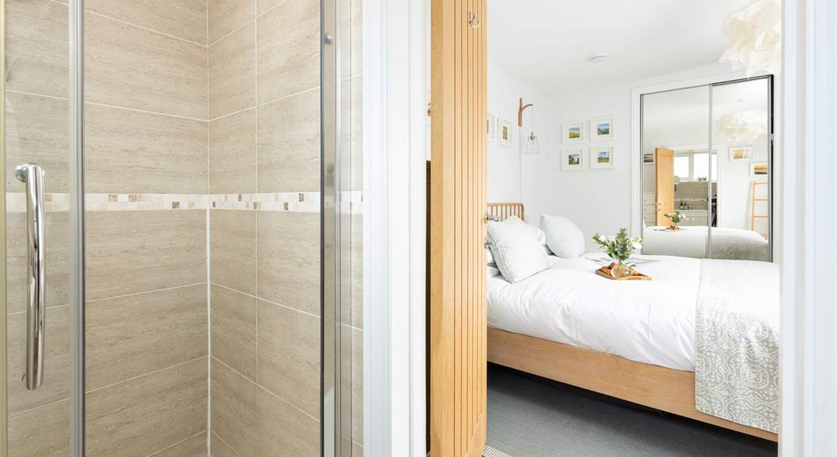 The main bedroom has the luxury of an en suite shower-room.