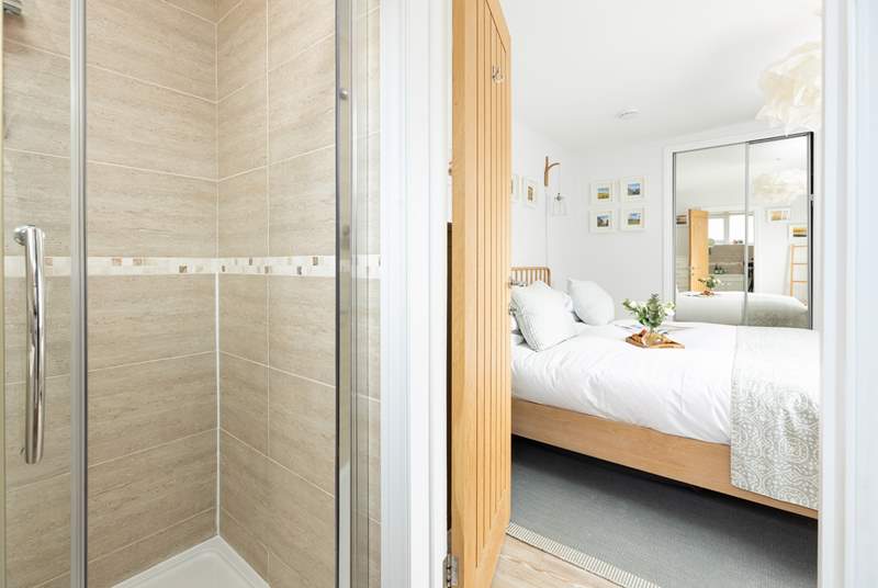 The main bedroom has the luxury of an en suite shower-room.