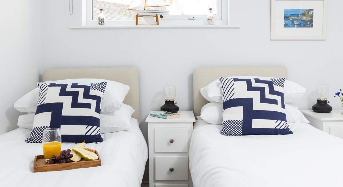 Lovely nautical touches give a nod to the fabulous location of Harbour Retreat.