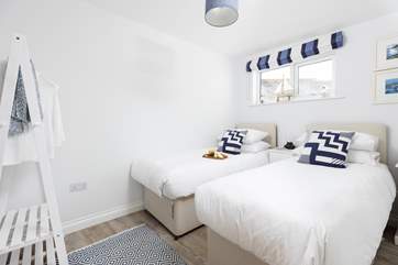 Bedroom 2 has a 'zip and link' 5ft double which can be split into small twin beds which are suitable for children.