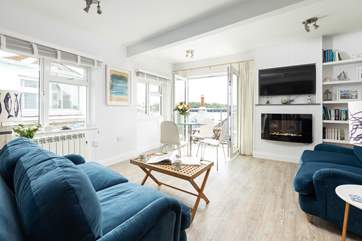 Stylish furnishings welcome you into the living space.