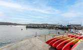 Kayaks are available to hire from the harbourside at St Mawes. - Thumbnail Image