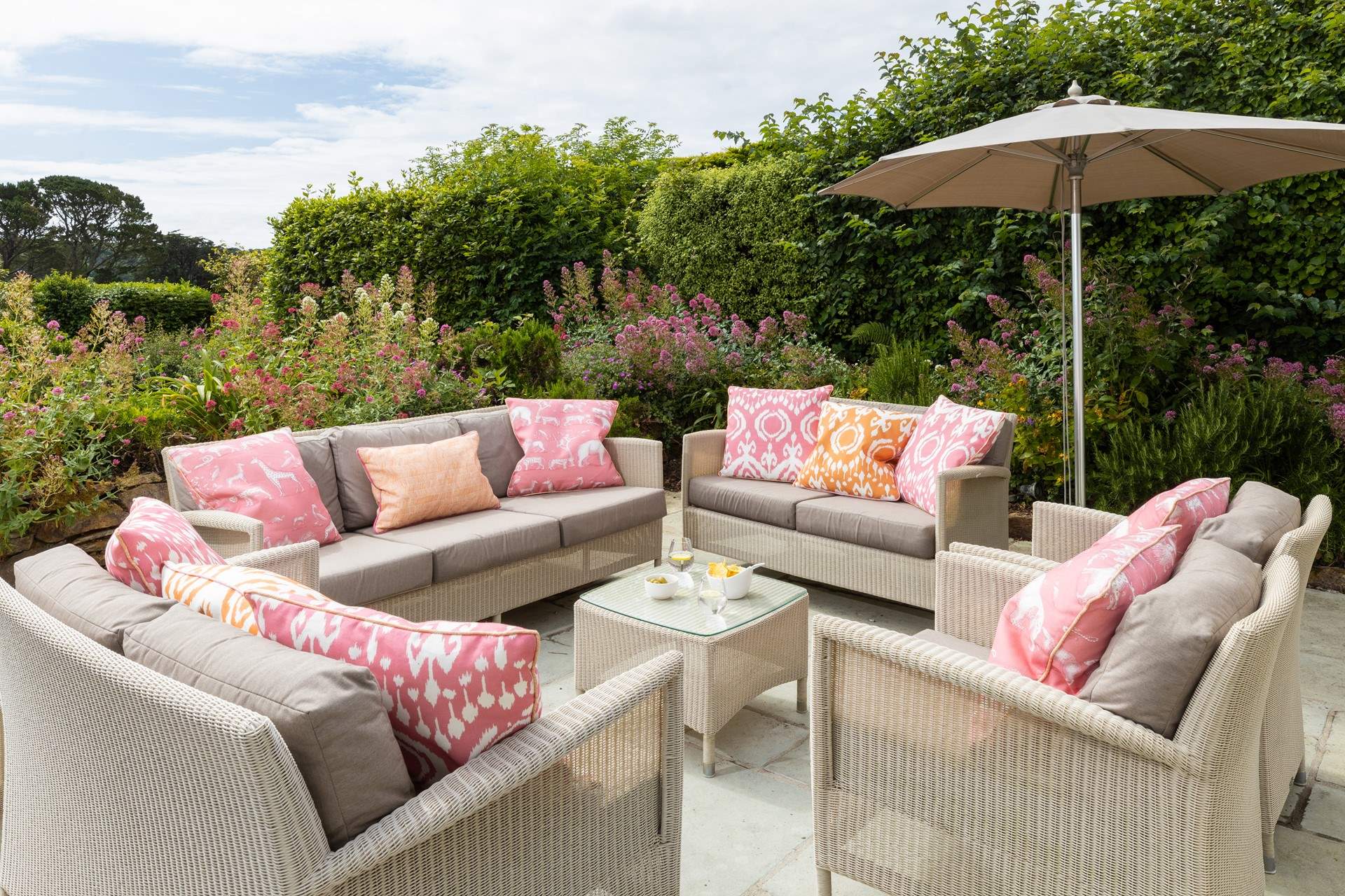 The perfect spot to sit and chat about plans for the day ahead.