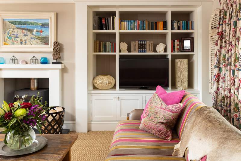Borrow a book and relax on the comfy sofas.