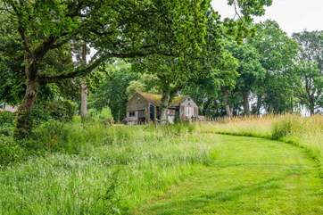 Lose yourself in the garden and the little meadow.