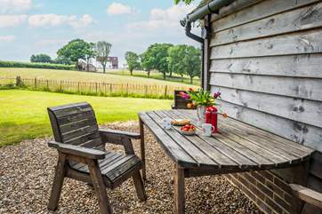 Afternoon tea with a view.