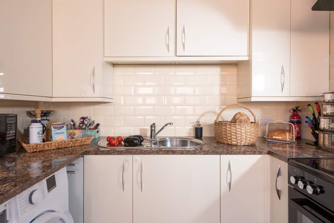 The lovely owners live close by and look at the wonderful hamper they leave for you!