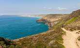 The coast path towards Perranporth is breathtaking. - Thumbnail Image