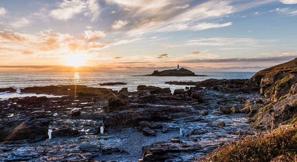 The sunset at Godrevy is very special. 