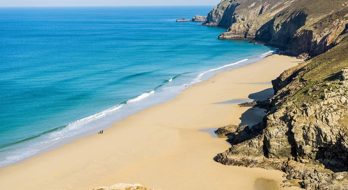 Picture perfect Porthtowan can be found just around the corner from Portreath. 