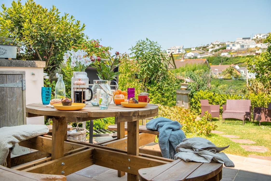 The view from the patio is rather lovely.