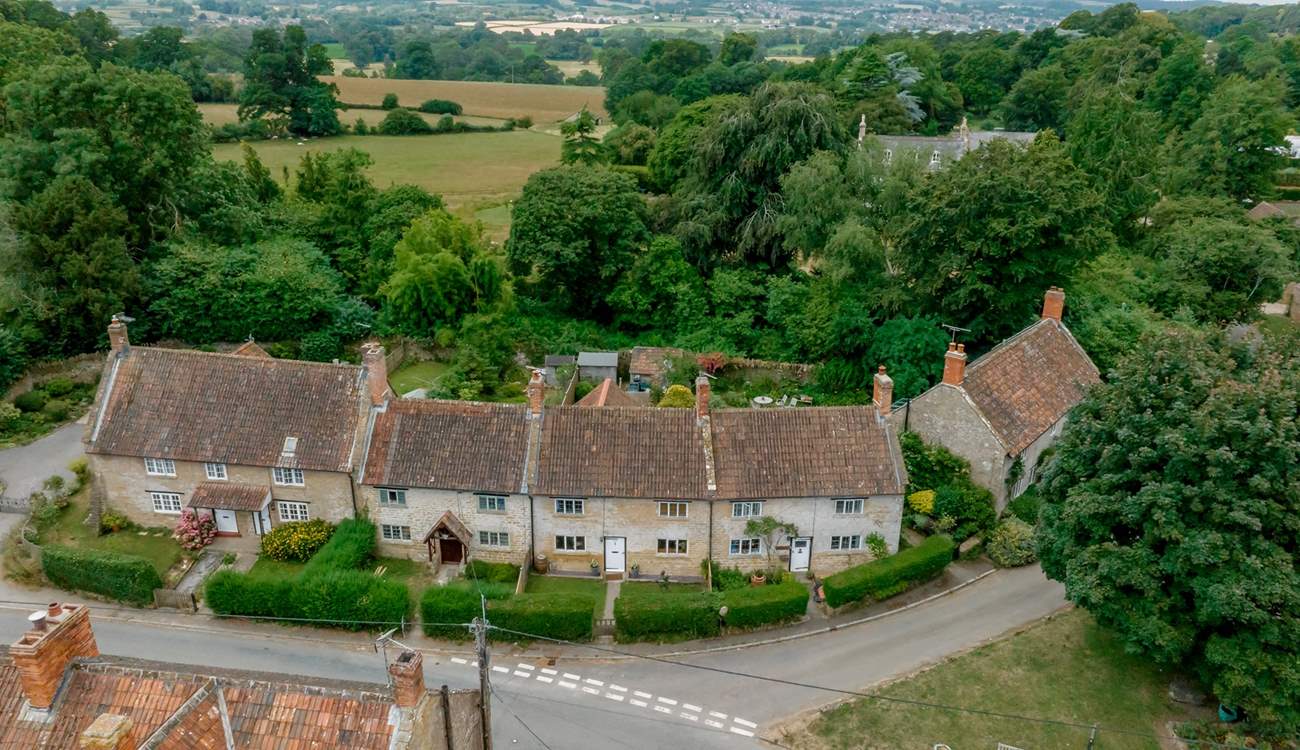 The pretty village setting.